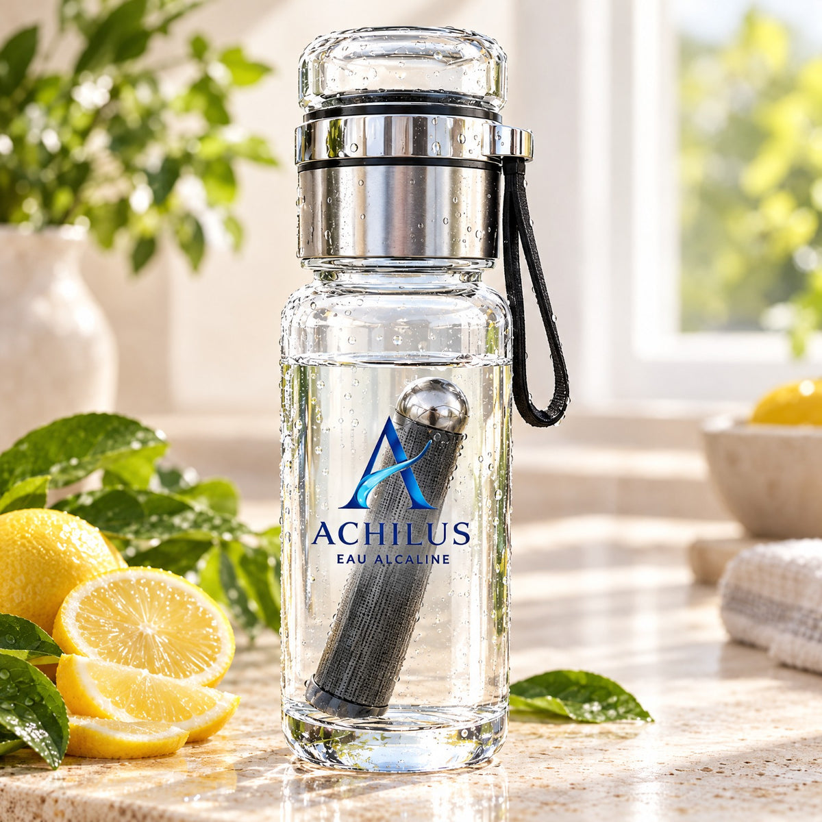 Bâtons alcalins Achilus en inox