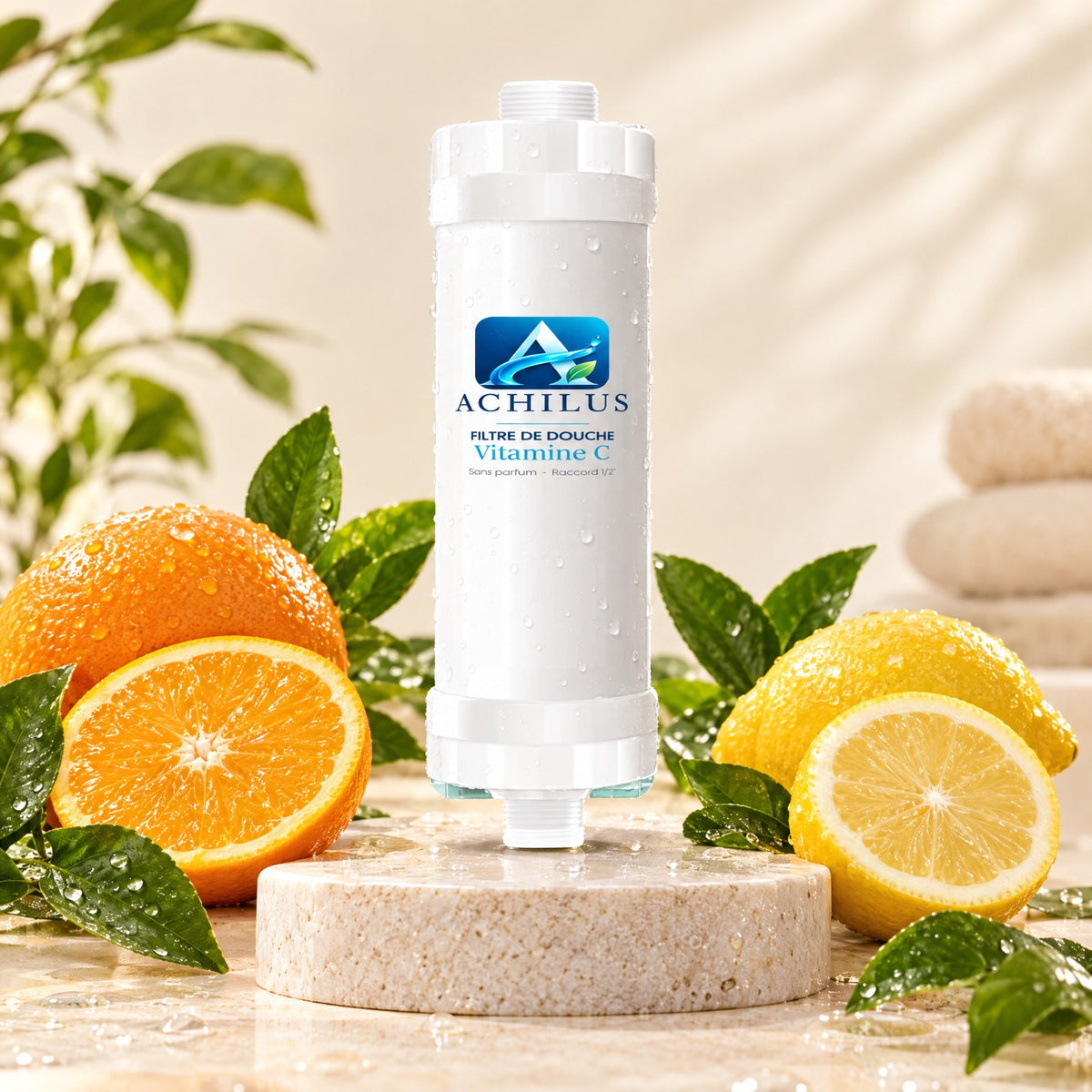 Filtre de douche à la vitamine C Achilus