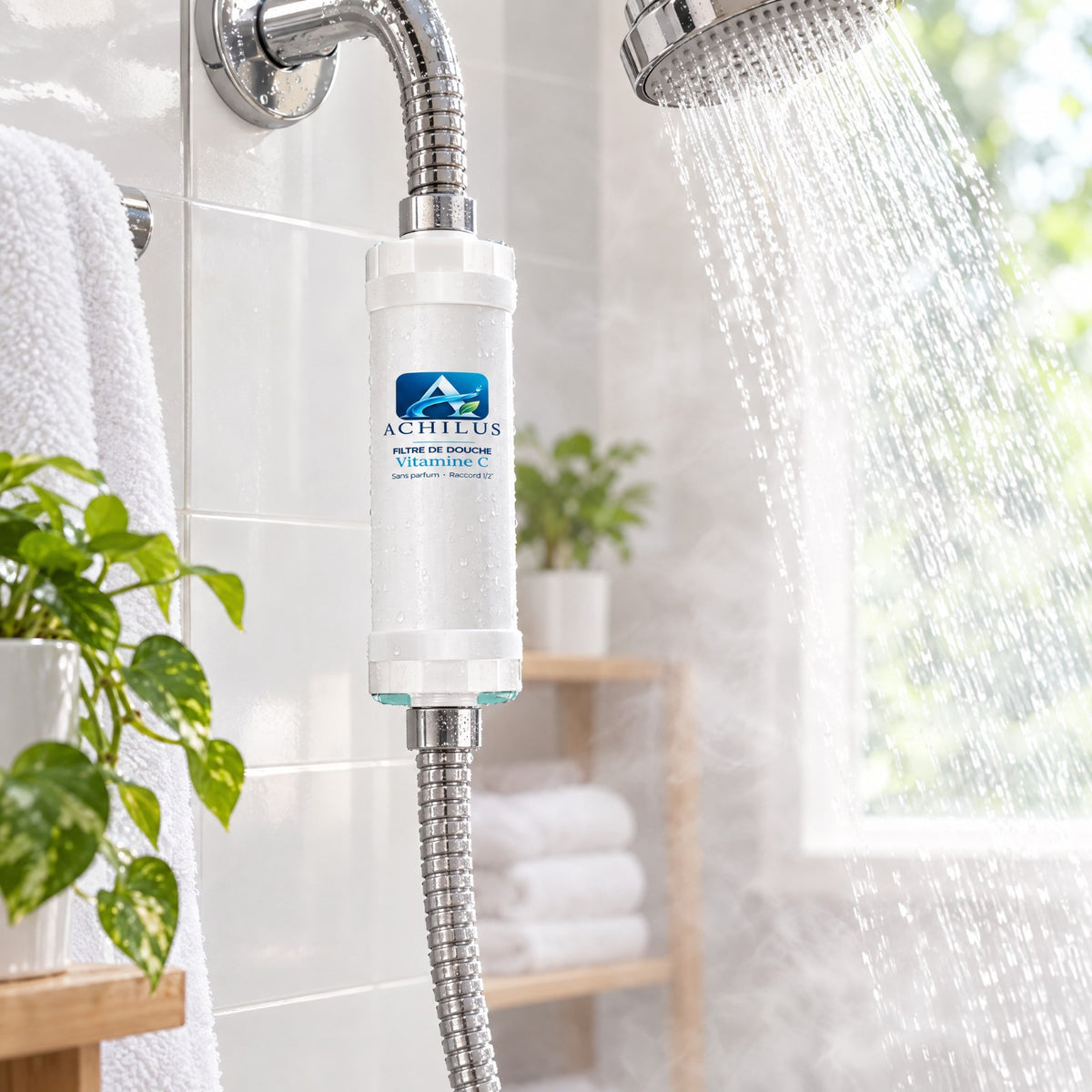 Filtre de douche à la vitamine C Achilus